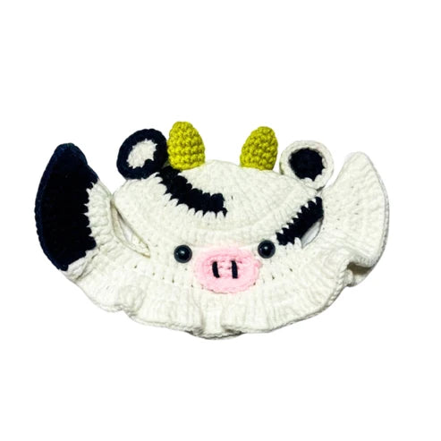 Cow Crotchet Hat